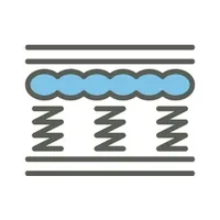 Hybrid mattress icon